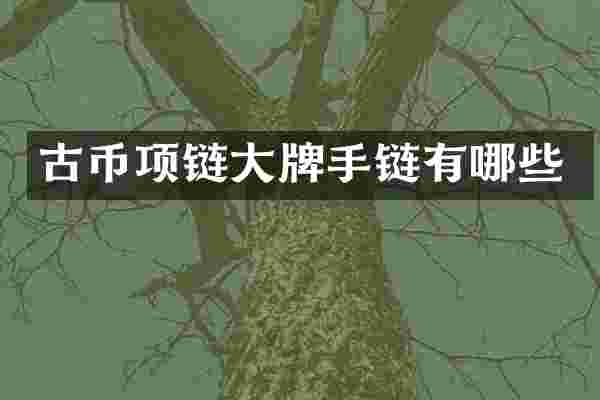 古币项链大牌手链有哪些