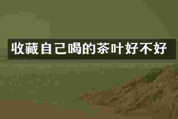 收藏自己喝的茶叶好不好