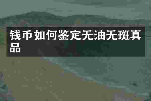 钱币如何鉴定无油无斑真品