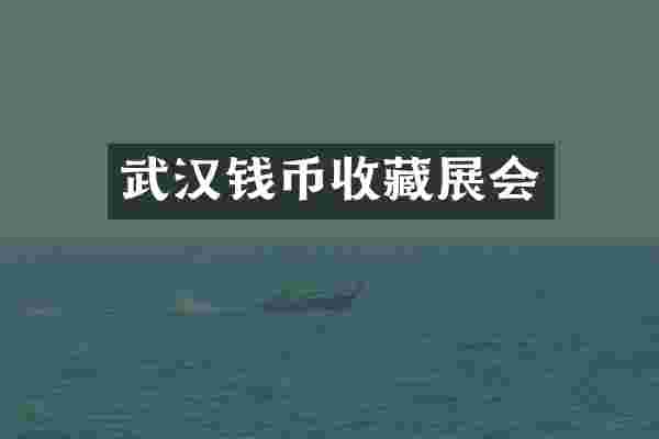 武汉钱币收藏展会