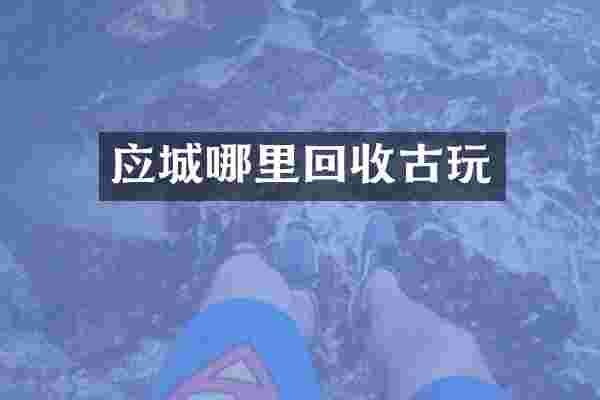 应城哪里回收古玩