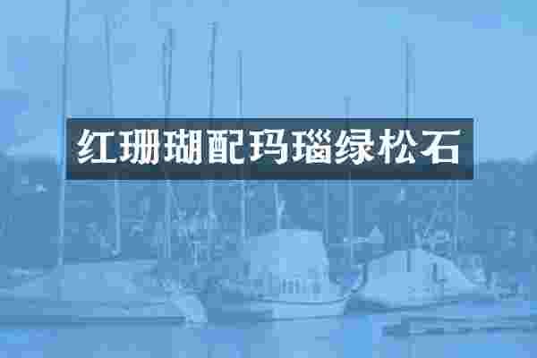 红珊瑚配玛瑙绿松石