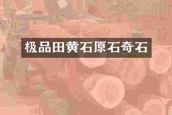 极品田黄石原石奇石