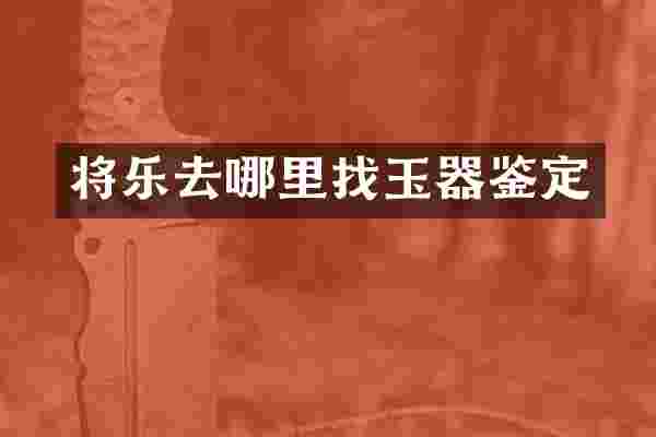 将乐去哪里找玉器鉴定