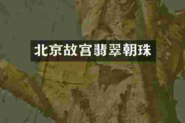 北京故宫翡翠朝珠