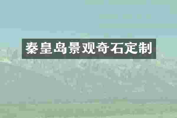 秦皇岛景观奇石定制