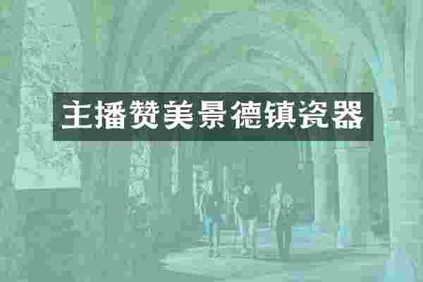 主播赞美景德镇瓷器