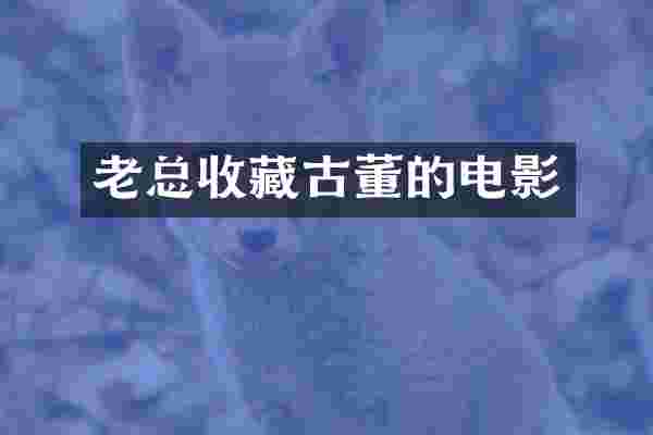 老总收藏古董的电影