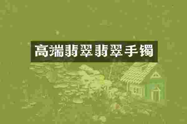 高端翡翠翡翠手镯