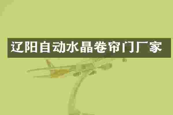 辽阳自动水晶卷帘门厂家
