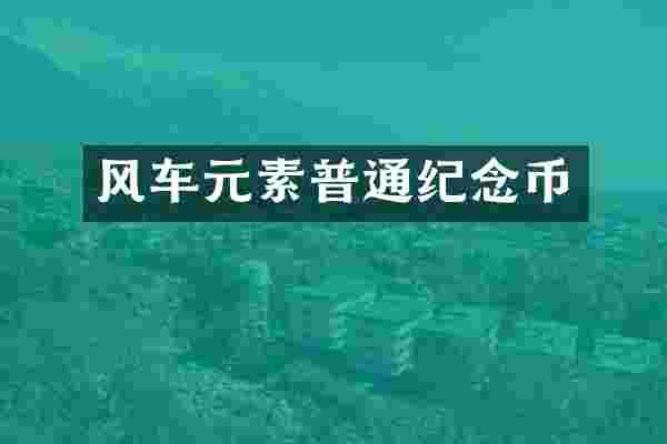 风车元素普通纪念币