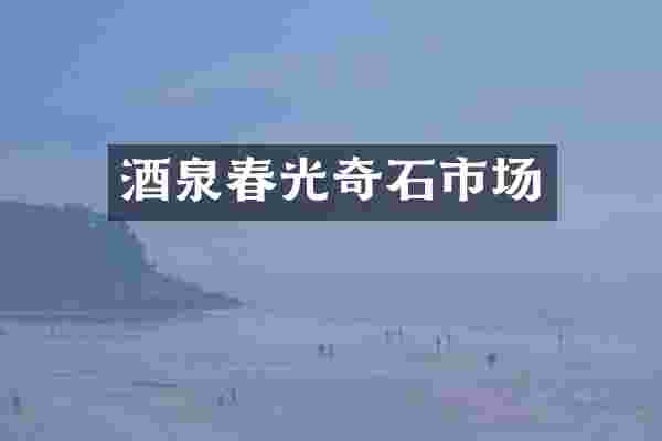 酒泉春光奇石市场