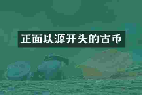 正面以源开头的古币
