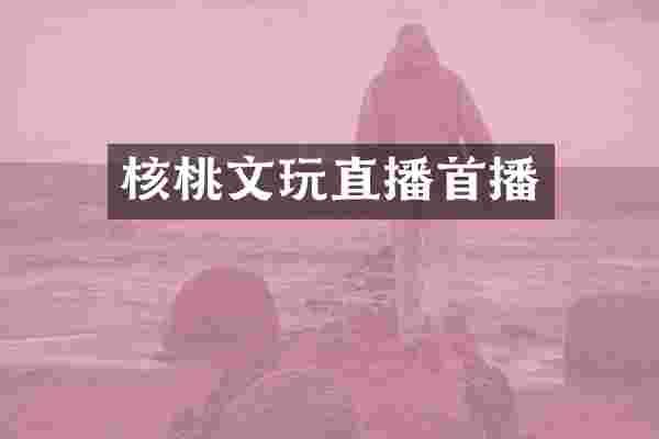 核桃文玩直播首播