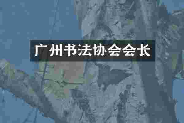 广州书法协会会长