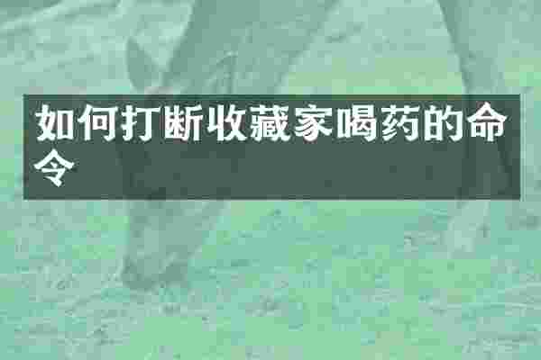 如何打断收藏家喝药的命令