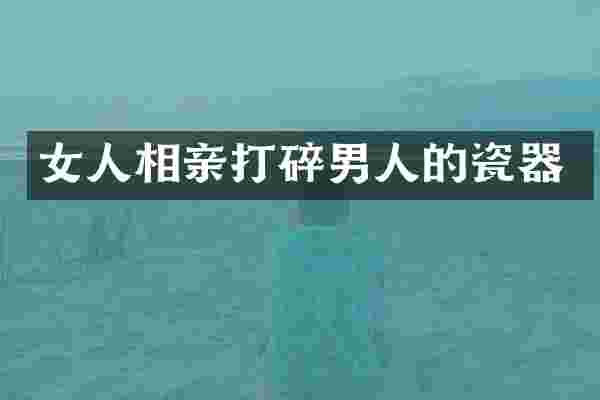 女人相亲打碎男人的瓷器