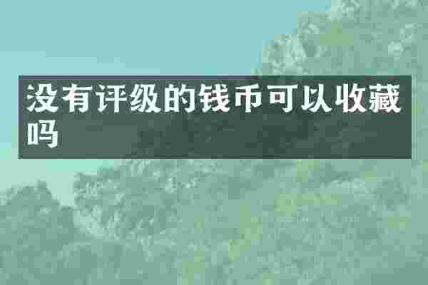 没有评级的钱币可以收藏吗