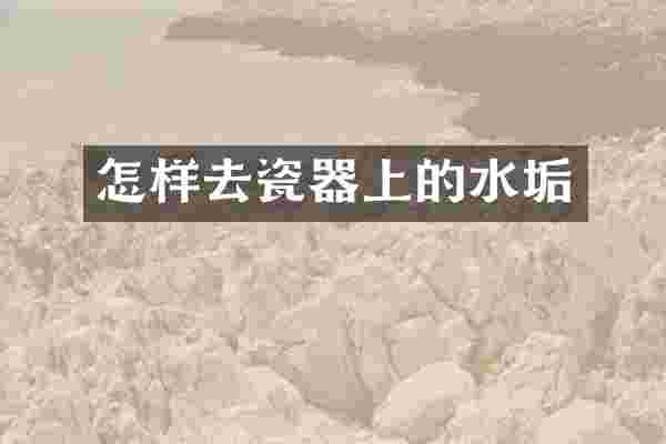 怎样去瓷器上的水垢