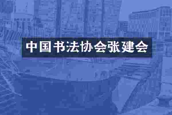 中国书法协会张建会