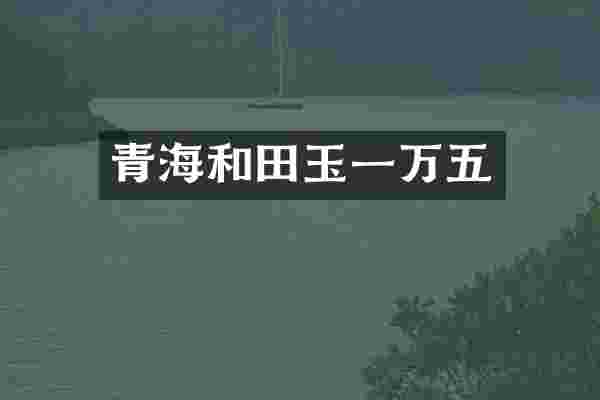 青海和田玉一万五