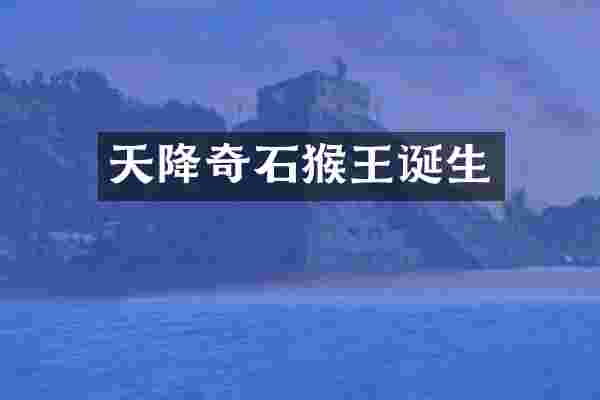 天降奇石猴王诞生