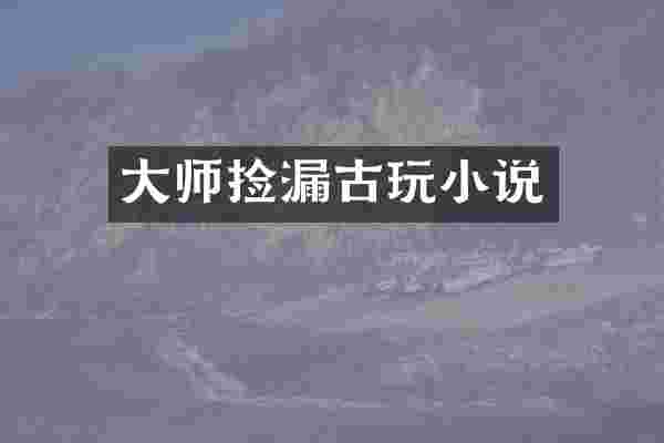 大师捡漏古玩小说