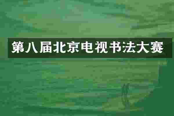 第八届北京电视书法大赛