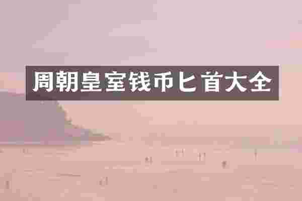 周朝皇室钱币匕首大全