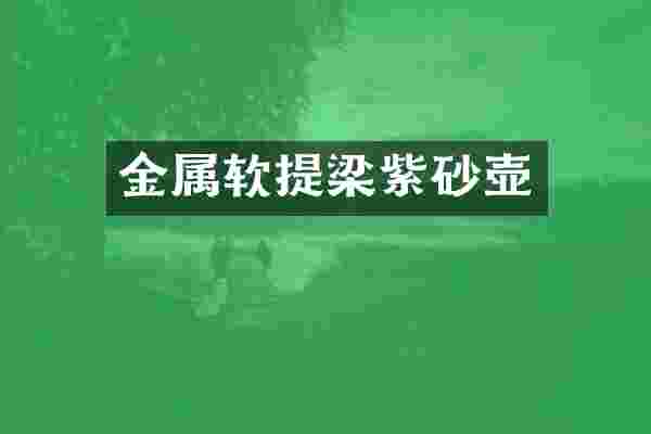 金属软提梁紫砂壶