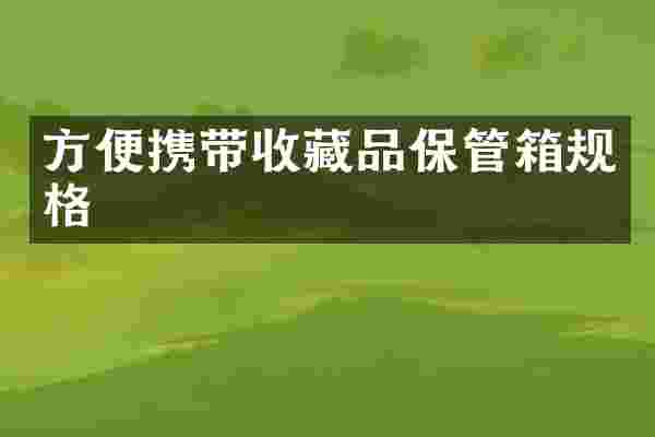 方便携带收藏品保管箱规格