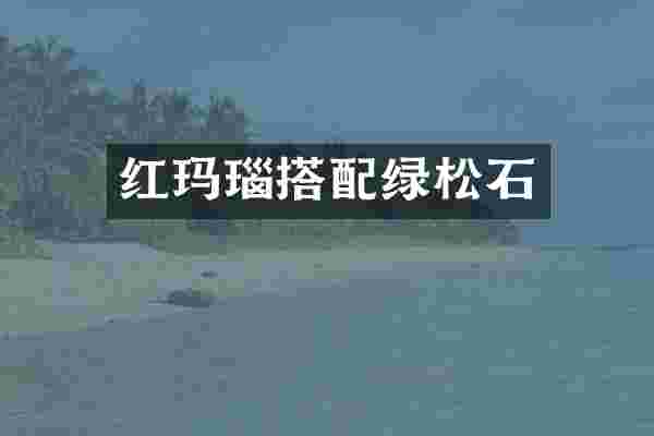 红玛瑙搭配绿松石