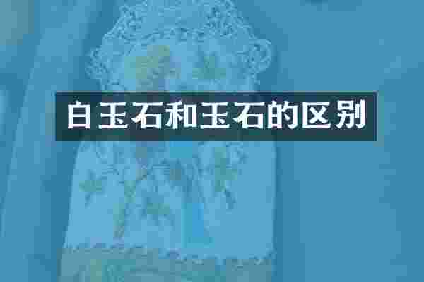 白玉石和玉石的区别
