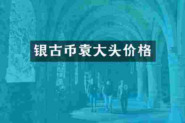 银古币袁大头价格