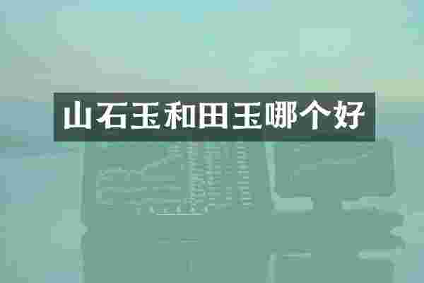 山石玉和田玉哪个好