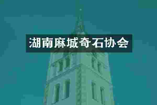 湖南麻城奇石协会