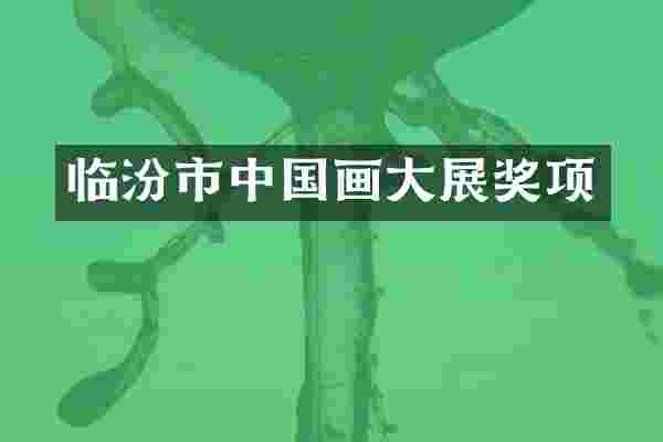 临汾市中国画大展奖项