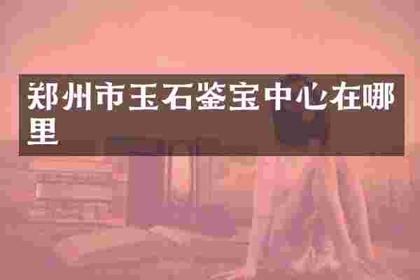 郑州市玉石鉴宝中心在哪里