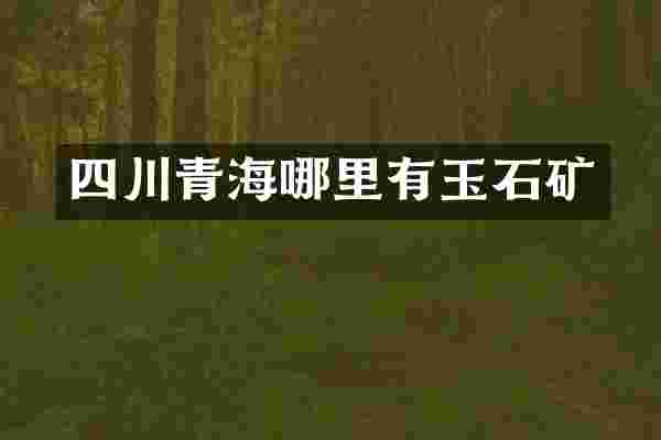 四川青海哪里有玉石矿
