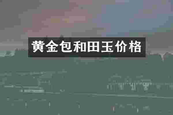 黄金包和田玉价格