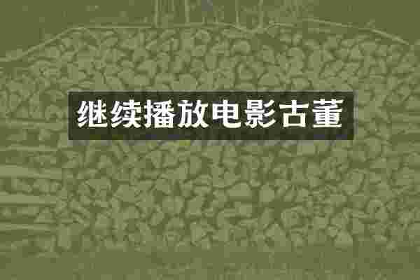 继续播放电影古董
