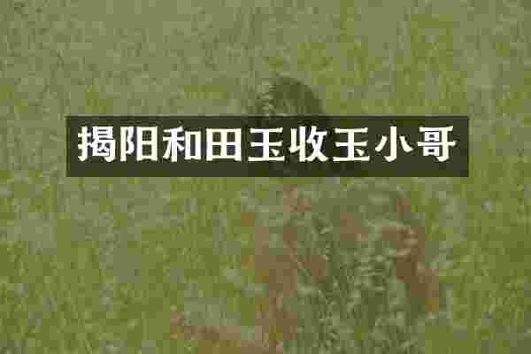 揭阳和田玉收玉小哥