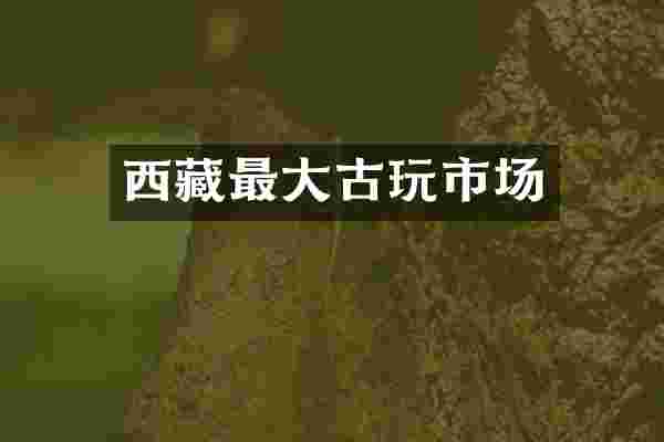 西藏最大古玩市场