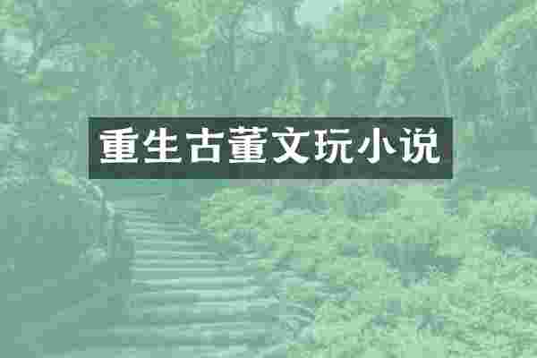 重生古董文玩小说