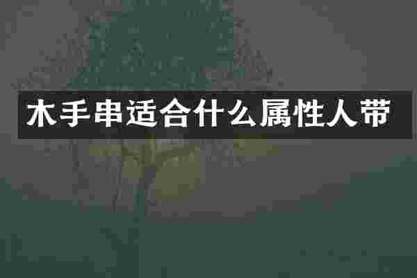 木手串适合什么属性人带