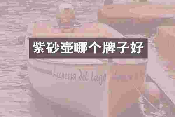 紫砂壶哪个牌子好