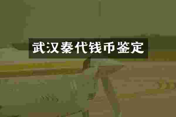 武汉秦代钱币鉴定