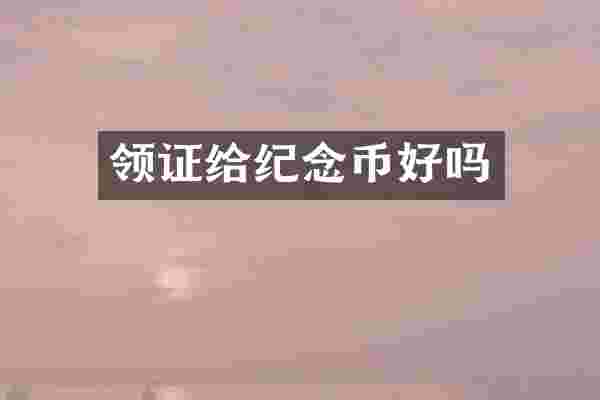 领证给纪念币好吗