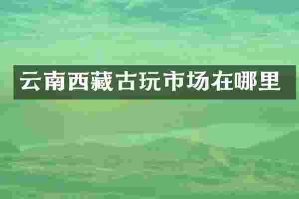 云南西藏古玩市场在哪里