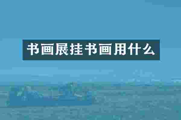 书画展挂书画用什么